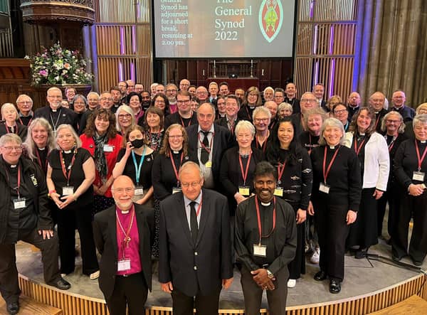 General Synod members backing the Thursdays In Black campaign, a global movement urging an end to violence against women.