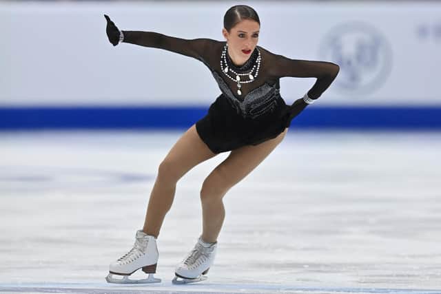 Dundee's Natasha McKay makes her Olympic figure-skating debut in Beijing. (Photo by DANIEL MIHAILESCU/AFP via Getty Images)