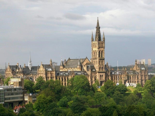 Scotland rank: 5. UK rank: 31. The University of Glasgow is the fourth-oldest university in the English-speaking world - and one of Scotland's four ancient universities.