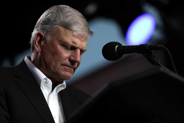 US preacher Franklin Graham's Glasgow event was cancelled