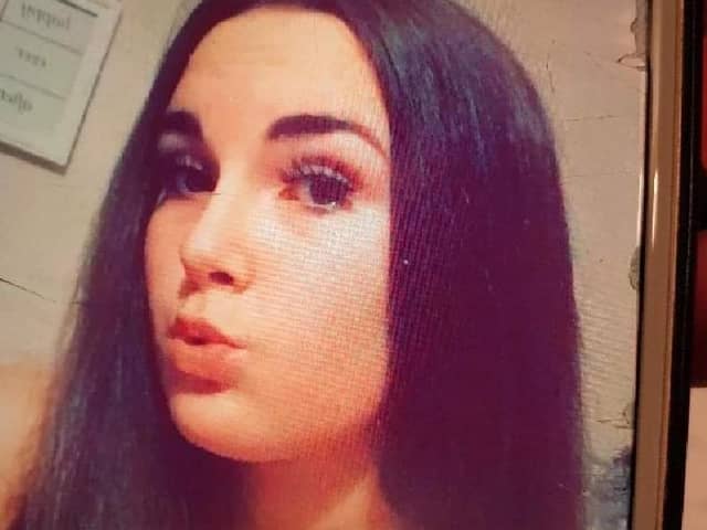Missing teenager Alana Whitelaw.