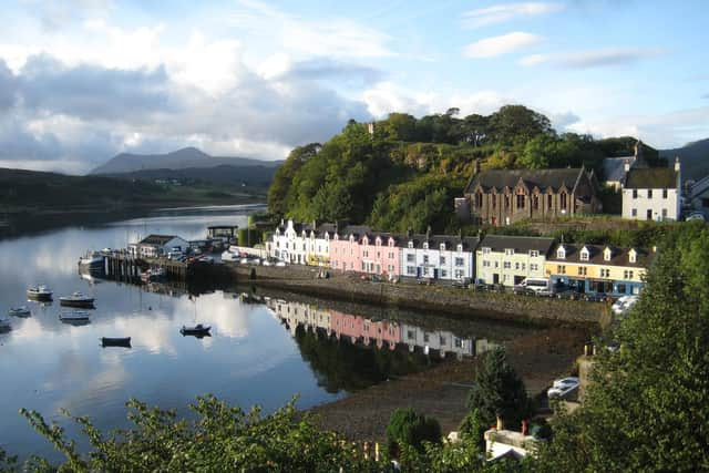 Portree on the Isle of Skye. The island is facing both a recruitment crisis and a housing crisis, with firms struggling to hire staff given the lack of affordable accommodation on the island. PIC: Markus Bernet/Creative Commons.