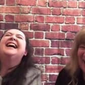 Ashley Storrie and Janey Godley