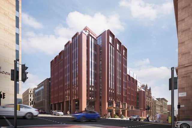 An artist’s impression of ​the One Five Zero St Vincent Street development