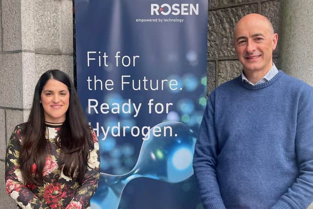 Andreia Meneses and Bryn Roberts of Rosen in Aberdeen.