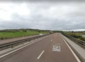 Motorists are facing disruption after a key bridge was closed following a major fire in the area.