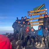 Team at the summit