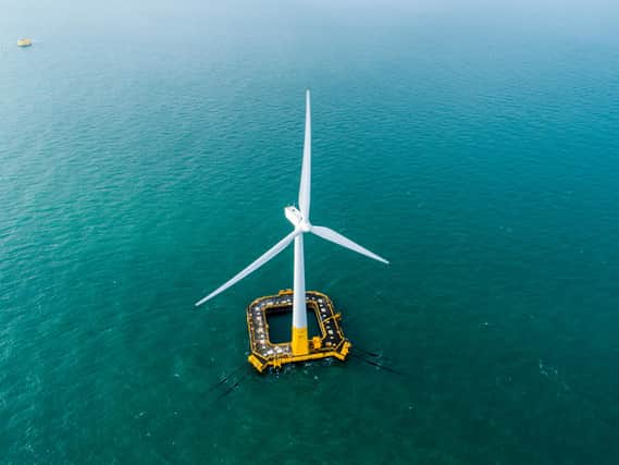 A facility off the coast of France. Picture: Valery Joncheray.