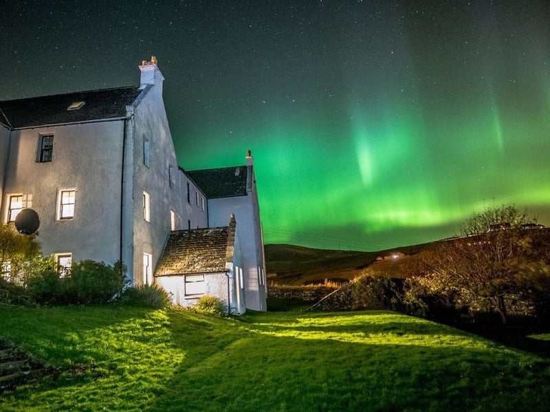 Overlooking the shore of Busta Voe, on mainland Shetland, the Busta House Hotel is a perfect base for exploring the island and has a large garden for guests to enjoy.