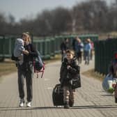 Refugees fleeing Ukraine may struggle to find sanctuary in the UK because of Home Office red tape and delays (Picture: Angelos Tzortzinis/AFP via Getty Images)