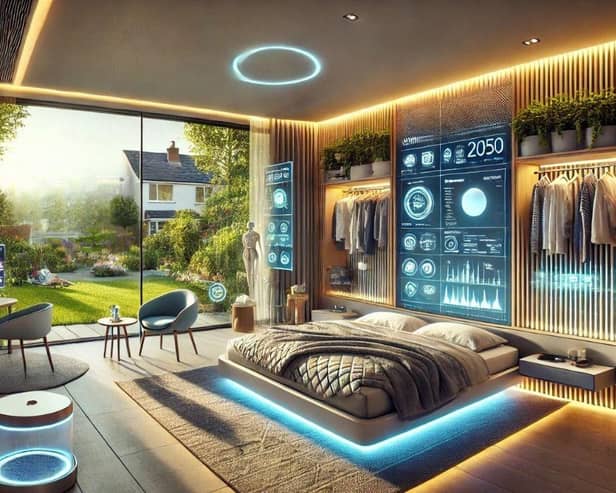 Relax - Transparent solar panels embedded into windows will generate renewable energy (pictured)