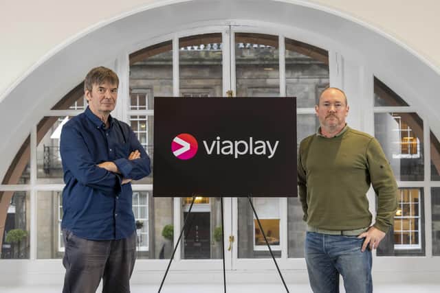 Sir Ian Rankin and screenwriter Gregory Burke have been working together on the new TV adaptation of the John Rebus novels. Picture: Robert Perry
