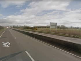 The A90 road near Brechin