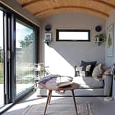 The Railway Carriage living space Pic: AMANDA FARNESE HEATH