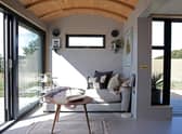 The Railway Carriage living space Pic: AMANDA FARNESE HEATH