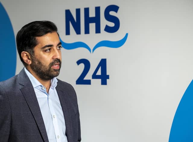 Humza Yousaf admitted patients are not receiving the care he would personally want to receive in the NHS in Scotland.