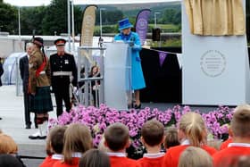 The Queen opened the new Borders Railway in September 2015