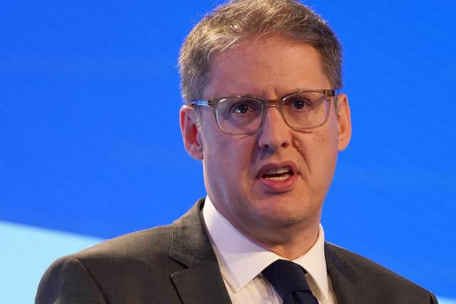 Former CBI Director-General Tony Danker speaking during the Confederation of British Industry (CBI) annual conference at the Vox Conference Centre in Birmingham.