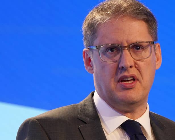Former CBI Director-General Tony Danker speaking during the Confederation of British Industry (CBI) annual conference at the Vox Conference Centre in Birmingham.