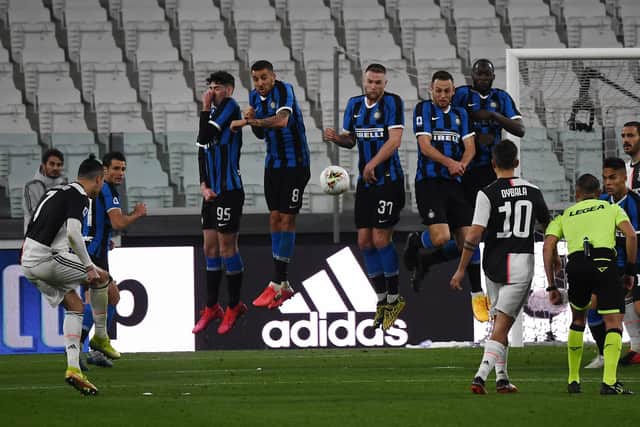 The Italian sports minister has cast doubt on the football season resuming.
