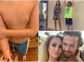Emma Millington has been stuck in Egypt for 50 days with her two children, Skylar and Ethan and boyfriend Darren McDougall. Picture: Contributed.