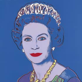 Undated handout photo issued by Sotheby's of Andy Warhol's  Reigning Queens, 1985.