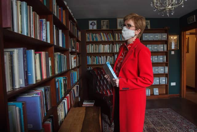 Nicola Sturgeon, seen on the campaign trail in Wigtown, needs to come up with better solutions to an independent Scotland's predicted financial problems (Picture: Colin Mearns/The Herald/pool photograph)