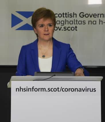 Nicola Sturgeon says lockdown restrictions should be eased universally at the pace of the area furthest behind the curve.