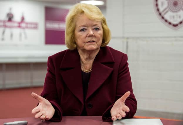 Ann Budge has addresses suggestions that Hearts are on the brink.