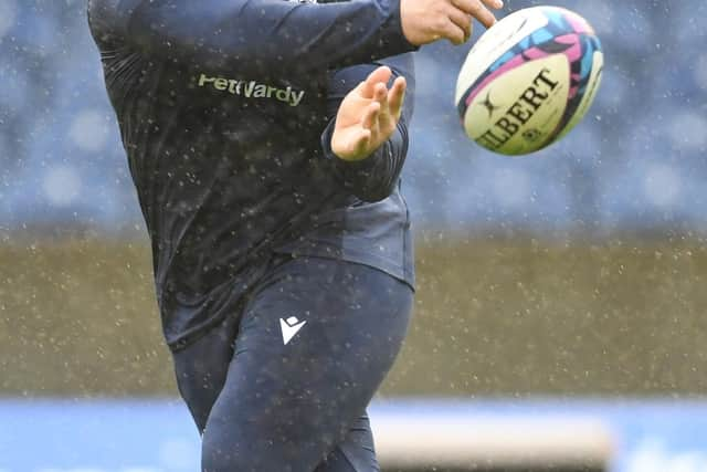 Zander Fagerson replaces WP Nel in the Scotland starting team to play Wales. (Photo by Ross MacDonald / SNS Group)