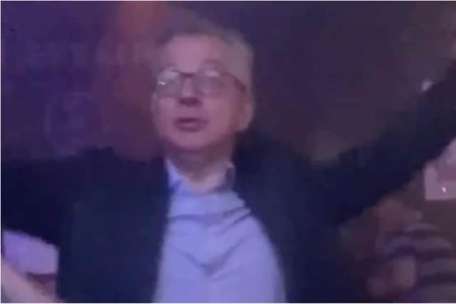 Cabinet Office minister Michael Gove surprised clubbers when he was spotted dancing in a nightclub.