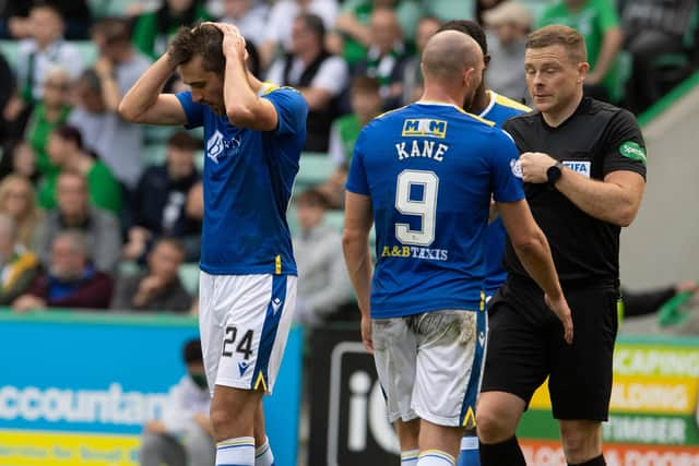 St Johnstone were infuriated by referee John Beaton.