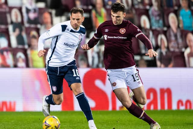 Andy Irving has impressed midfield partner Halliday. Picture: SNS