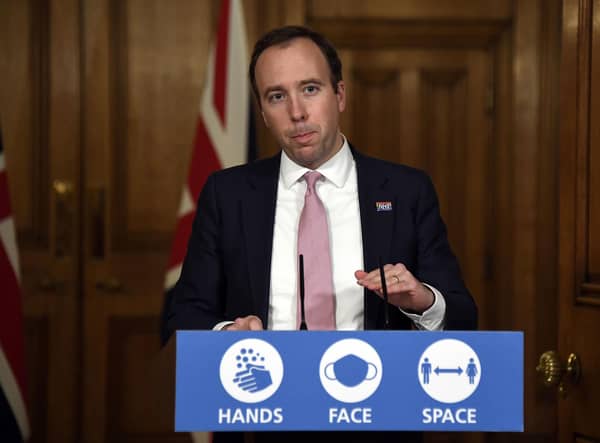 Former health secretary Matt Hancock is believed to have conducted government business by private email.
