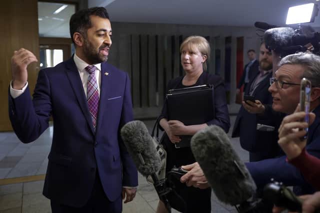 Are Police Scotland treating Humza Yousaf differently because of his position? (Picture: Jeff J Mitchell/Getty Images)