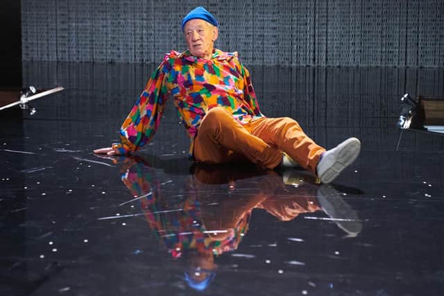 Ian McKellen in the new production of Hamlet at the 2022 Edinburgh Fringe