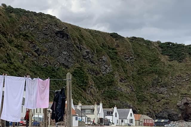 The village of Pennan, put on the map by Bill Forsyth's 1983 film Local Hero, starring Burt Lancaster, Peter Riegert, Fulton Mackay and Denis Lawson, some of which was filmed here.