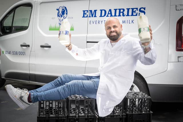Julian Terriaca, from Hamilton, is the founder of the EM Dairies venture. Picture: Lesley Martin Photography