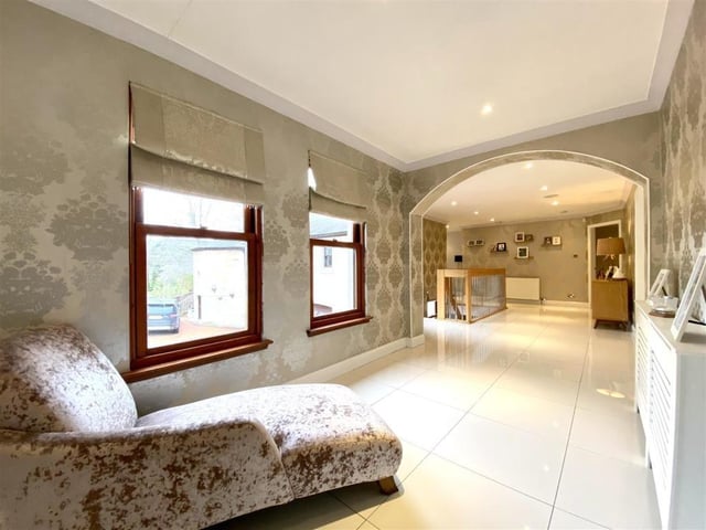Upper hallway.