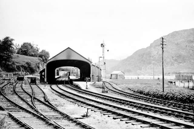 Strome Ferry station in 1935. Picture: Highland Railway Society collection.