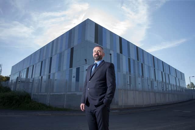The MD says the firm's Lanarkshire-based facility supports the services and data for an estimated two million people in Scotland. Picture: contributed.