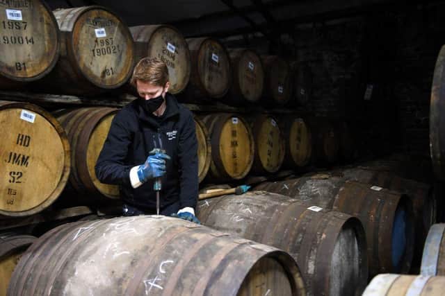 With stocks of rare and aged whisky in short supply, prices are expected to rise in 2022. Picture: Andy Buchanan/AFP via Getty Images.