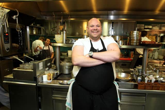 Tom Kerridge was one of many famous chefs to start offering restaurant-quality food delivered to people's homes during the pandemic (Picture: Steve Parsons/PA)