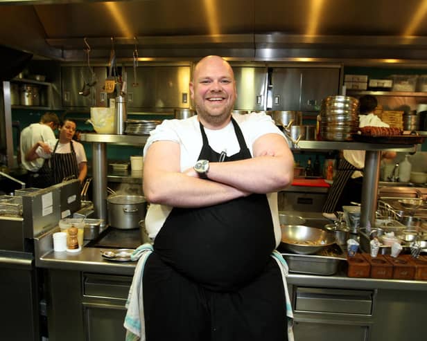 Tom Kerridge was one of many famous chefs to start offering restaurant-quality food delivered to people's homes during the pandemic (Picture: Steve Parsons/PA)