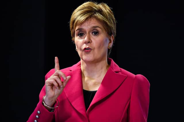 Nicola Sturgeon said she was not a First Minister who would just "rubber stamp" the decisions made by Boris Johnson.