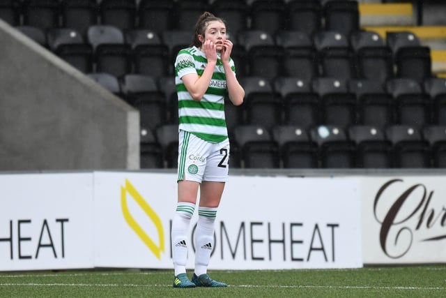 One of the country's brightest young talents, Tegan Bowie has had an strong season for the Hoops. The defender has been a regular at Scotland's youth level and broke into the national team squad for the first time this season.