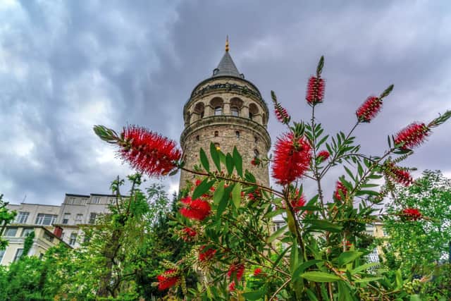 The 14th-century Galata Tower has spectacular views and a museum tracing the city's history from prehistoric times. Goturkiye.com