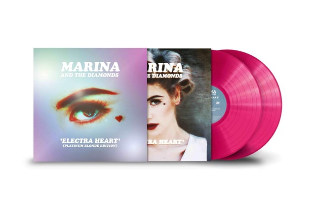 Marina and the Diamonds' (now simply known as 'Marina') sophomore album was a huge leap forward from the Welsh pop queen's debut album 'The Family Jewels'. It saw her transformed into the titular character for 12 tracks of powerful electropop. Original vinyl copies cost a fortune so the release of the limited 'Platinum Blonde' edition on September 23 is great news for fans.
