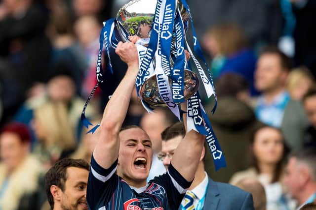 Lifting silverware with the Staggies and hoping to repeat the feat with the Hibees.