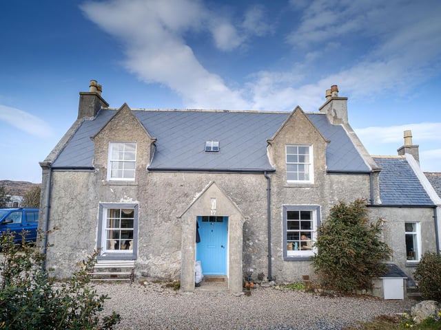 A traditional, early 20th century croft house on the north east coast of Lewis, New Tolsta in Stornoway is home to artist Tom. Having been uninhabited for 37 years, New Tolsta was in a terrible state until Tom returned it to its former glory as well as adding his own distinctive style throughout.